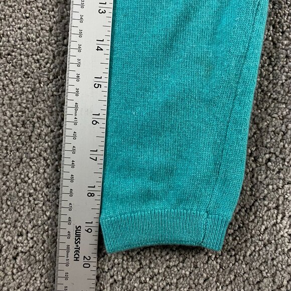 Vintage Ballantyne of Peebles Cashmere Cardigan Sweater Womens 36 Teal Turquoise - Picture 14 of 14